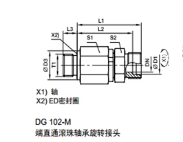 DG-M 公制外螺紋滾珠軸承旋轉(zhuǎn)接頭、parker球閥、PARKER接頭