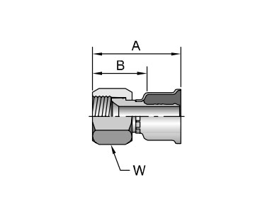 Parker膠管派克膠管接頭26系列16826JIC37? SAE 45? 雙錐 內(nèi)螺紋 直接頭、PARKER接頭、PARKER卡套接頭